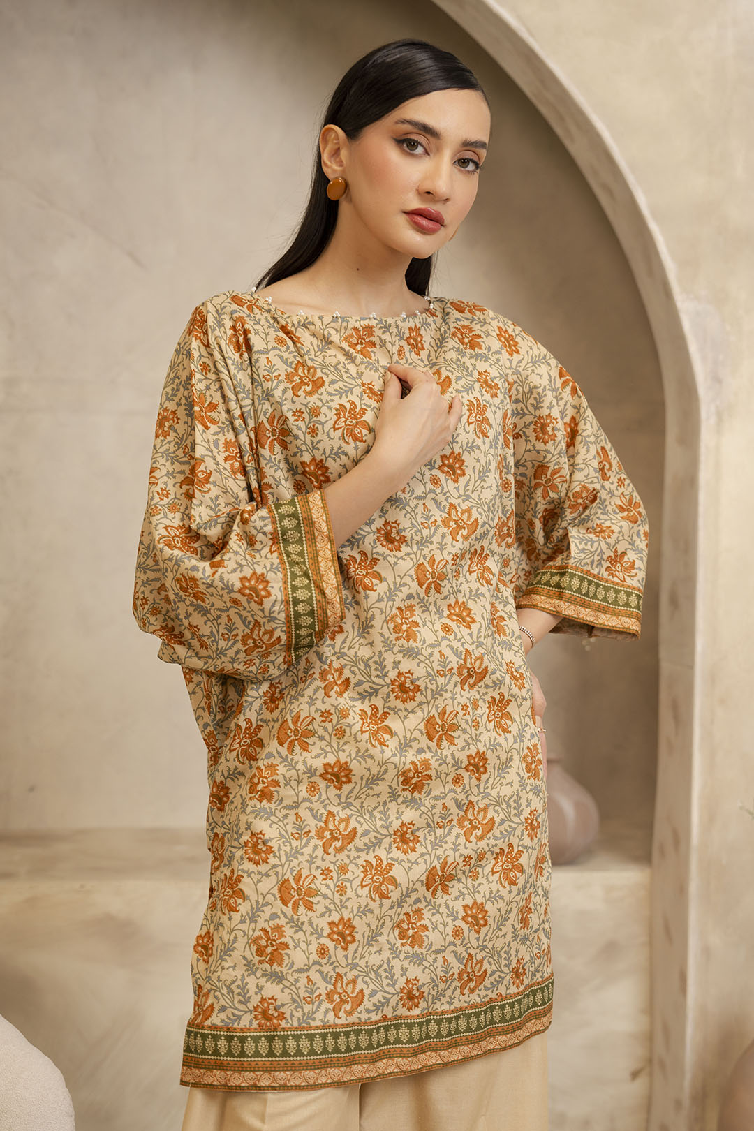 Zellbury | Unstitched 2 Piece Lawn | Shirt Shalwar - 0097 - House Of Zarish