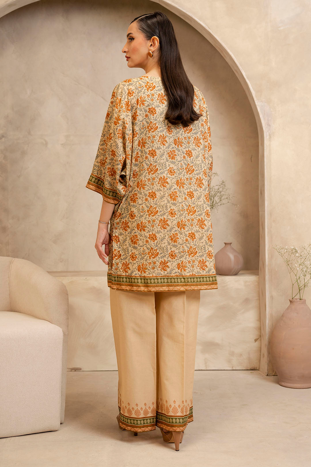 Zellbury | Unstitched 2 Piece Lawn | Shirt Shalwar - 0097 - House Of Zarish