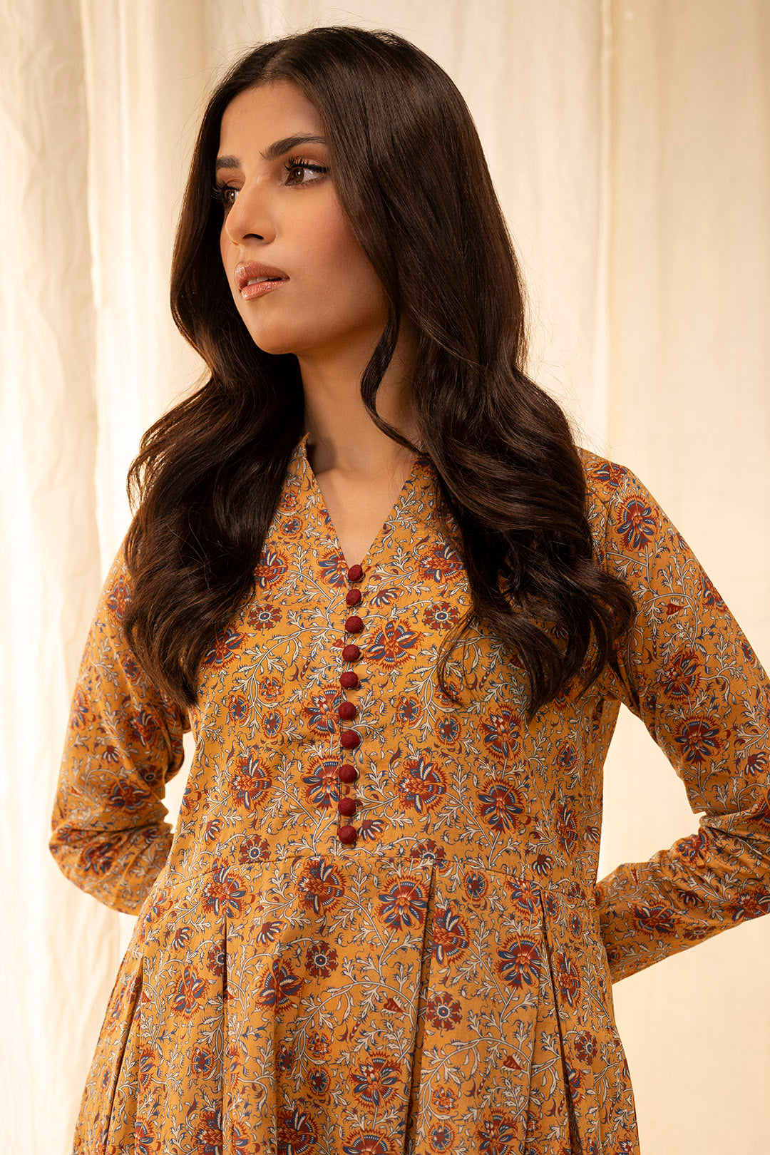 Zellbury | Unstitched 2 Piece Lawn | Shirt Shalwar - 0101 - Libasekhas