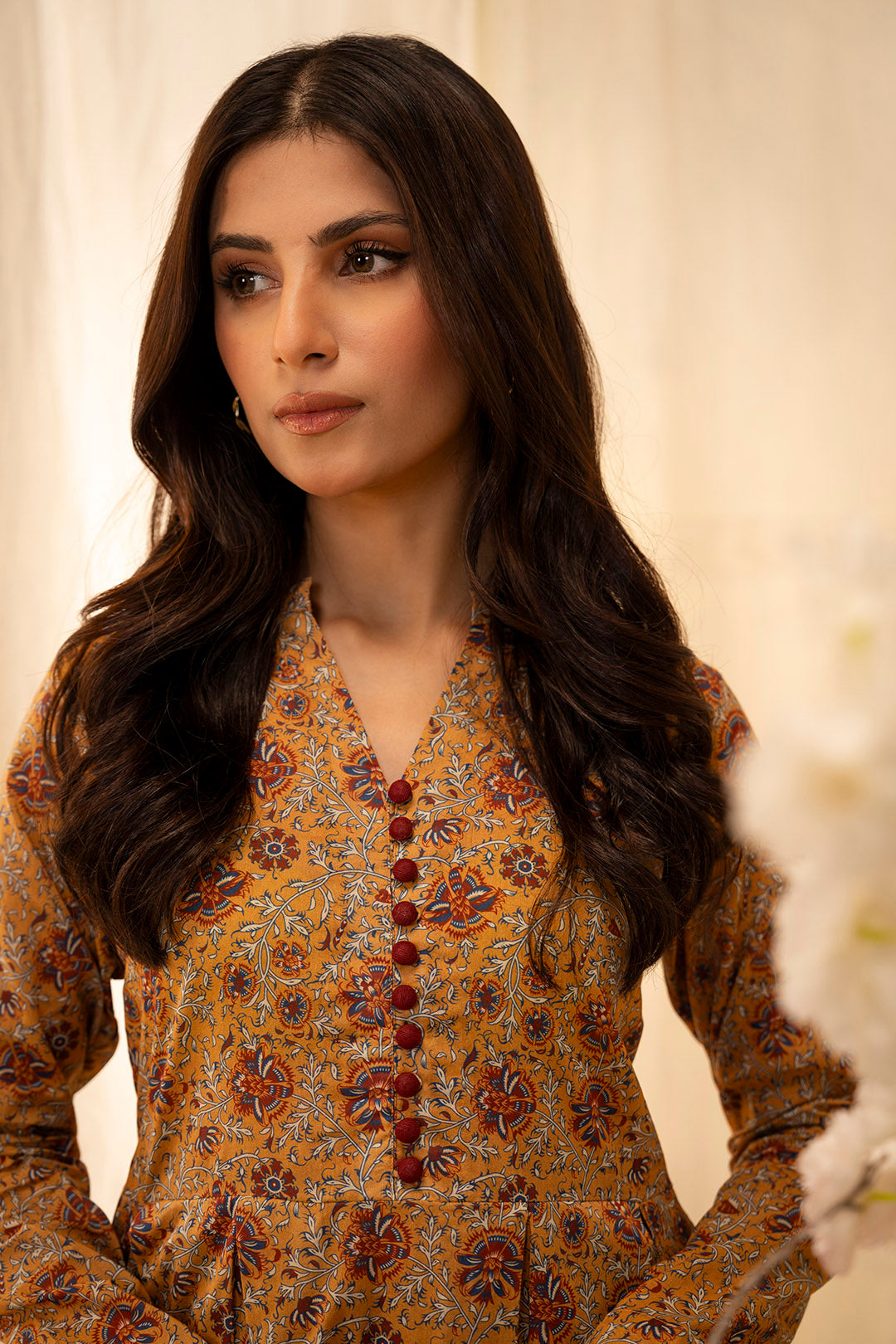 Zellbury | Unstitched 2 Piece Lawn | Shirt Shalwar - 0101 - House Of Zarish