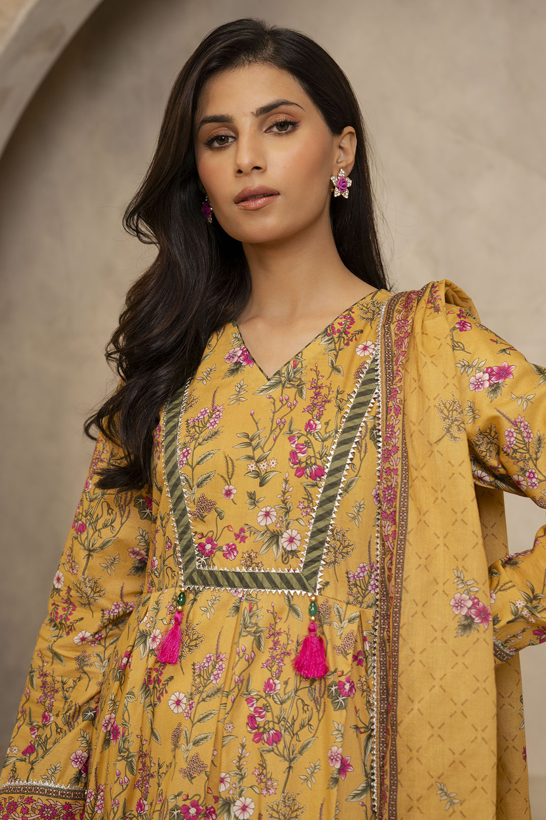 Zellbury | Unstitched 2 Piece Lawn | Shirt Dupatta - 0159 - House Of Zarish