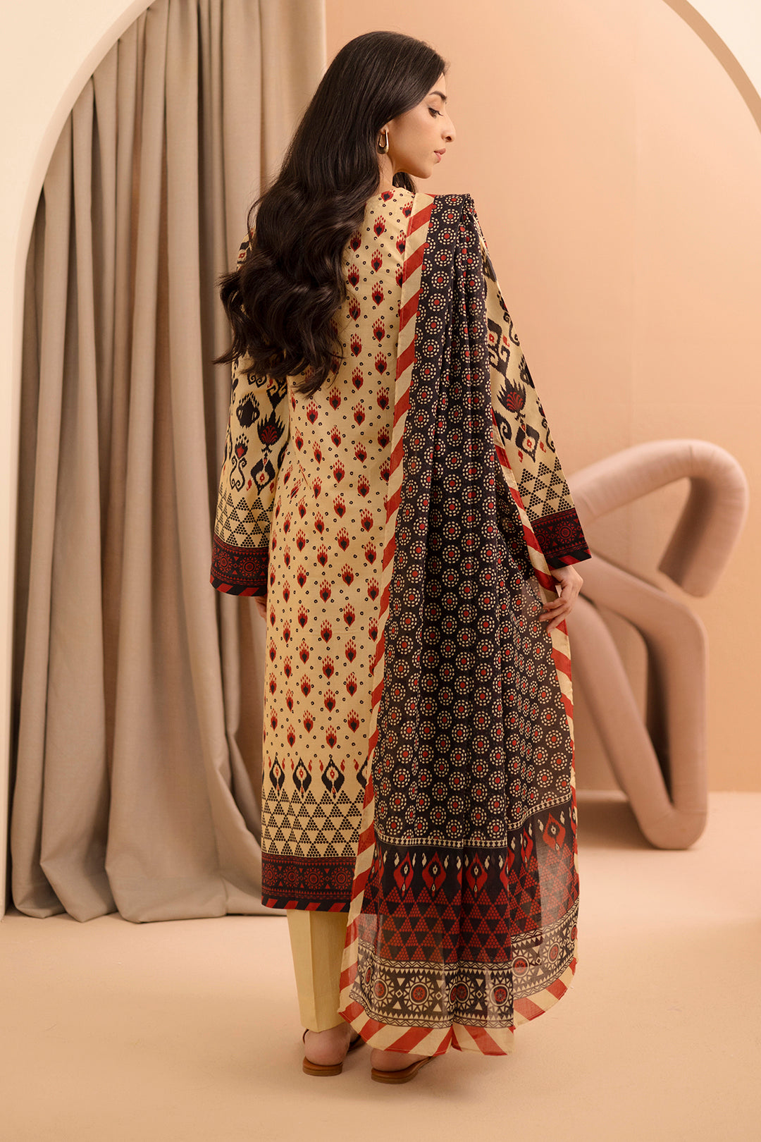 Zellbury | Unstitched 2 Piece Lawn | Shirt Dupatta - 0160 - House Of Zarish