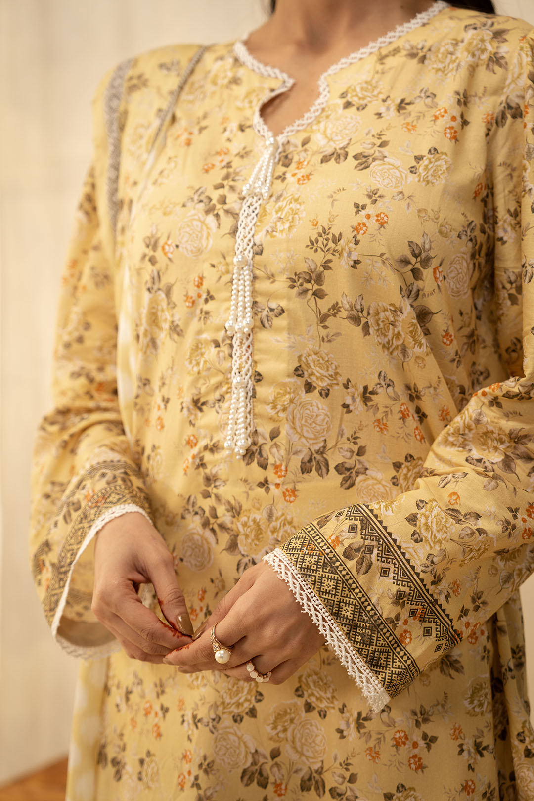Zellbury | Unstitched 2 Piece Lawn | Shirt Dupatta - 0225 - House Of Zarish