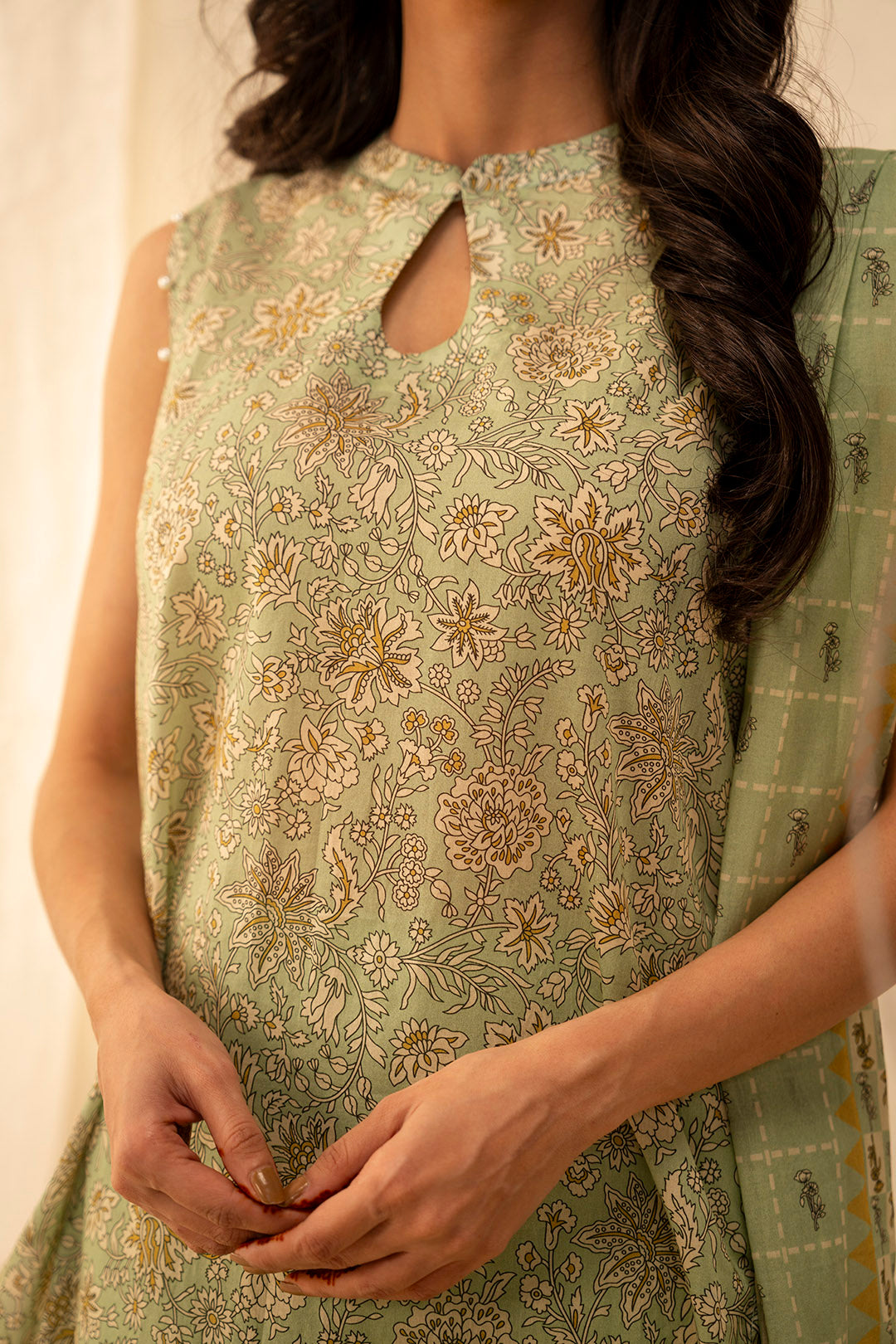 Zellbury | Unstitched 3 Piece Lawn | Shirt Shalwar Dupatta - 0027 - House Of Zarish