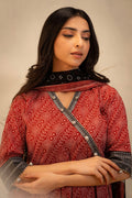 Zellbury | Unstitched 3 Piece Lawn | Shirt Shalwar Dupatta - 0033 - Libasekhas