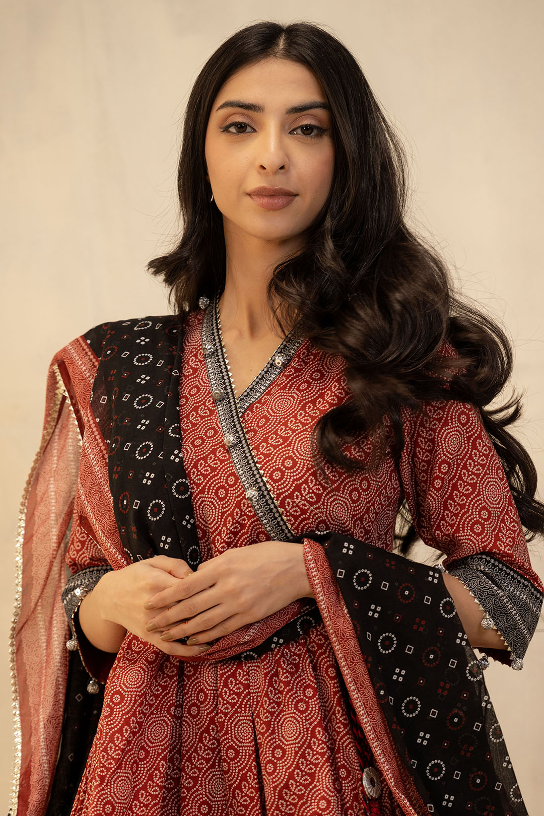 Zellbury | Unstitched 3 Piece Lawn | Shirt Shalwar Dupatta - 0033 - House Of Zarish