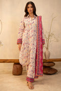 Zellbury | Unstitched 3 Piece Lawn | Shirt Shalwar Dupatta - 0054 - Libasekhas