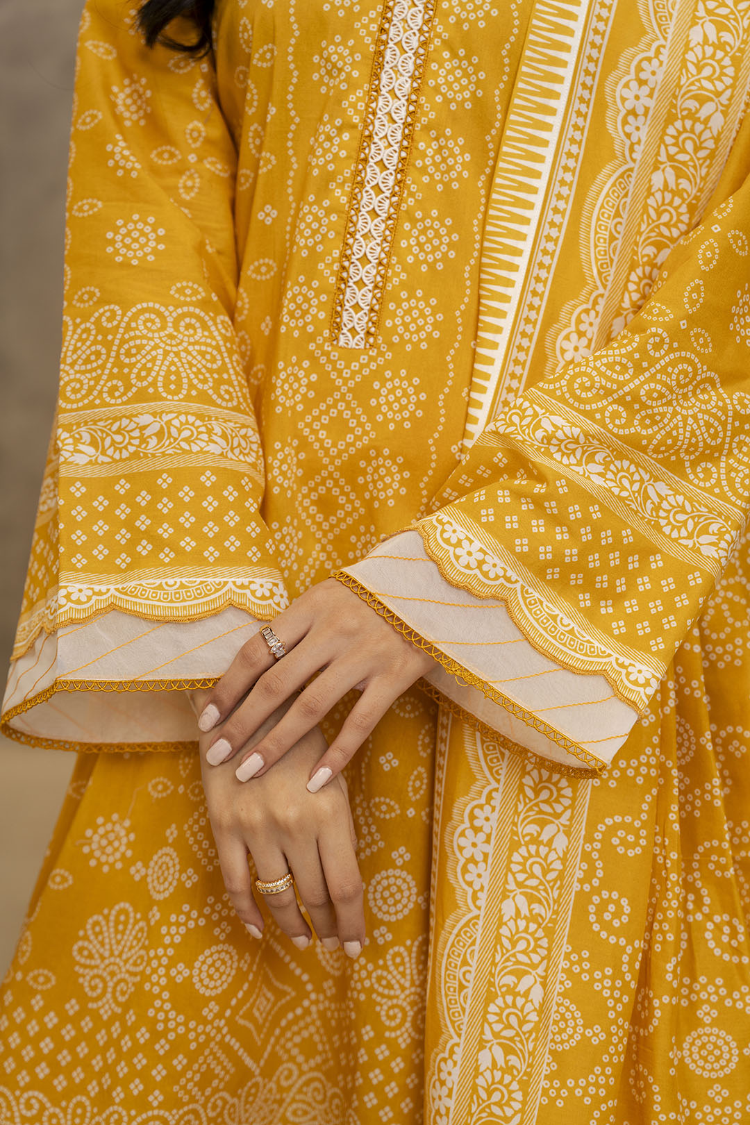 Zellbury | Unstitched 3 Piece Lawn | Shirt Shalwar Dupatta - 0056 - House Of Zarish