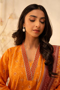 Zellbury | Unstitched 3 Piece Lawn | Shirt Shalwar Dupatta - 0115 - Libasekhas