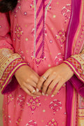 Zellbury | Unstitched 3 Piece Lawn | Shirt Shalwar Dupatta - 0122 - Libasekhas