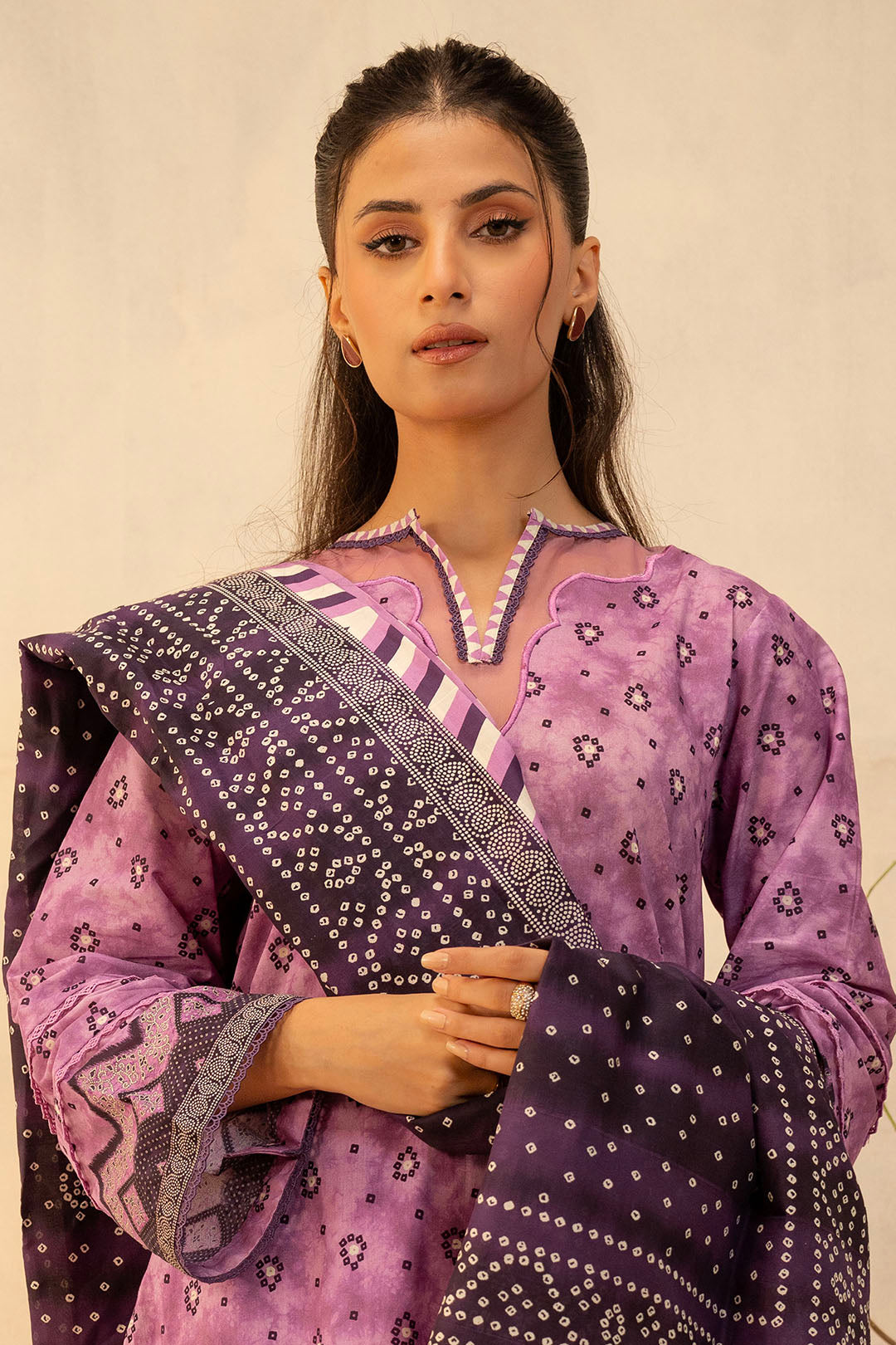 Zellbury | Unstitched 3 Piece Lawn | Shirt Shalwar Dupatta - 0126 - House Of Zarish