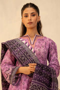 Zellbury | Unstitched 3 Piece Lawn | Shirt Shalwar Dupatta - 0126 - Libasekhas