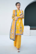 Zellbury | Unstitched 3 Piece Khaddar | Embroidered Shirt Dupatta - 0799 - House Of Zarish