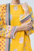 Zellbury | Unstitched 3 Piece Khaddar | Embroidered Shirt Dupatta - 0799 - House Of Zarish