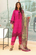 Zellbury | Unstitched 3 Piece Khaddar | Embroidered Shirt Shalwar Dupatta - 0772 - Libasekhas