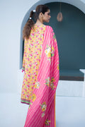 Zellbury | Unstitched 3 Piece Viscose | Embroidered Shirt Shalwar Dupatta - 0837 - House Of Zarish