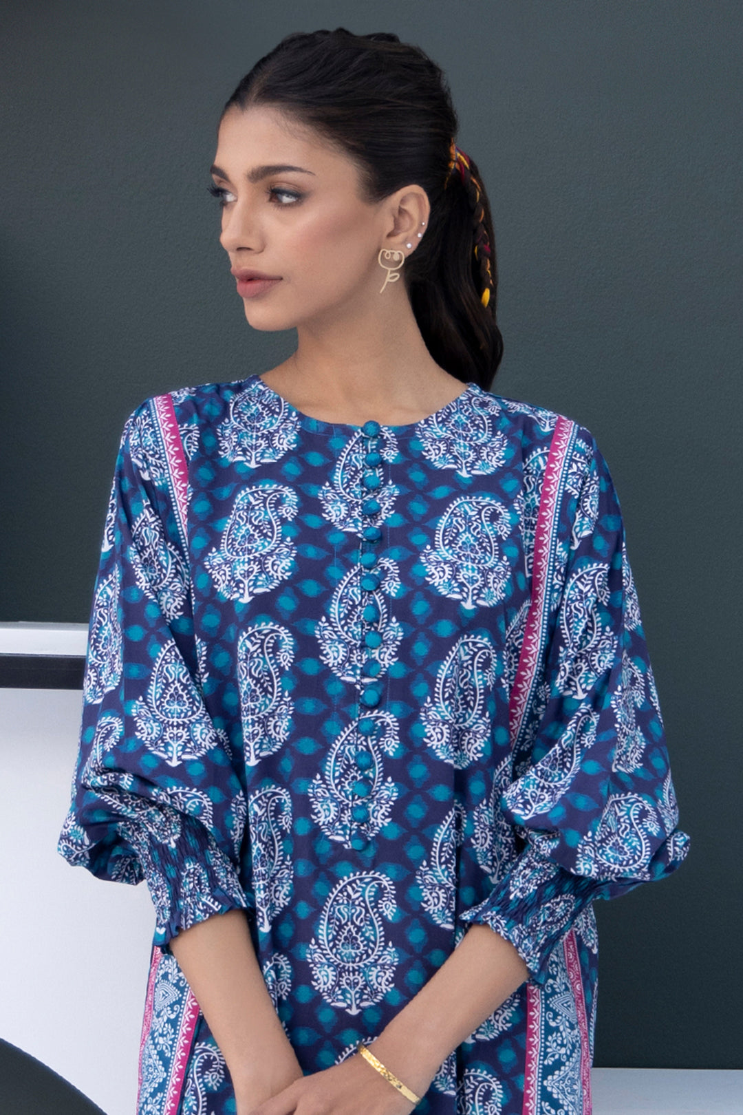 Zellbury | Unstitched 2 Piece Viscose | Shirt Shalwar - 0789 - House Of Zarish