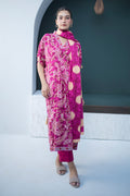 Zellbury | Unstitched 3 Piece Viscose | Shirt Shalwar Dupatta - 0819 - Libasekhas