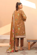 Zellbury | Unstitched 3 Piece Khaddar | Shirt Shalwar Dupatta - 0829 - House Of Zarish