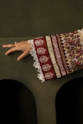 Zellbury | Unstitched 2 Piece Khaddar | Embroidered Shirt Dupatta - 0171 - Libasekhas