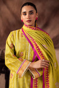Zellbury | Unstitched 2 Piece Khaddar | Embroidered Shirt Dupatta - 0174 - House Of Zarish