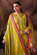Zellbury | Unstitched 2 Piece Khaddar | Embroidered Shirt Dupatta - 0174 - Libasekhas