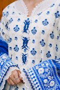 Zellbury | Unstitched 2 Piece Khaddar | Embroidered Shirt Dupatta - 0265 - Libasekhas