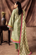 Zellbury | Unstitched 2 Piece Khaddar | Embroidered Shirt Dupatta - 0266 - House Of Zarish