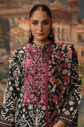 Zellbury | Unstitched 2 Piece Khaddar | Embroidered Shirt Dupatta - 0348 - House Of Zarish