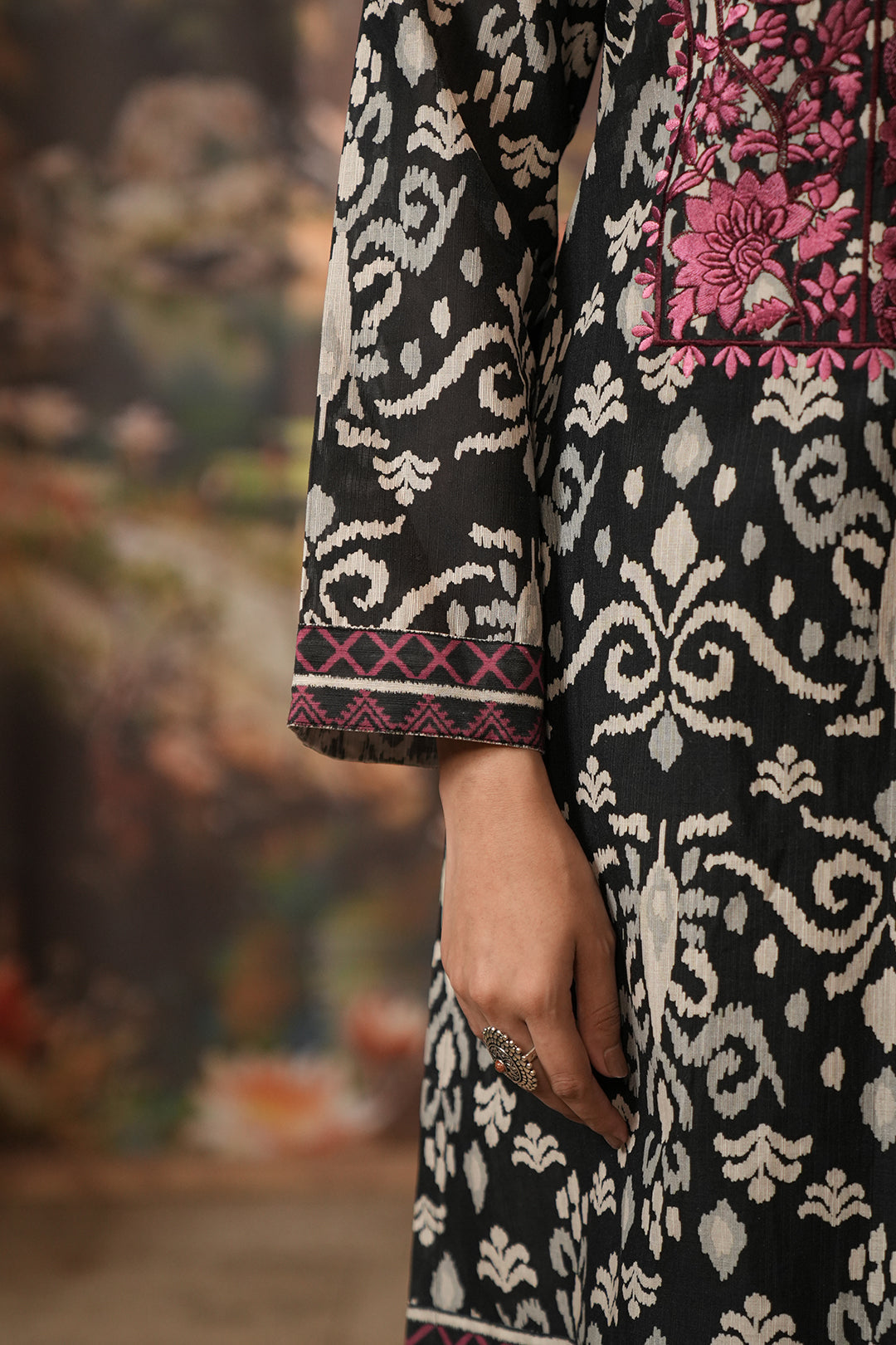Zellbury | Unstitched 2 Piece Khaddar | Embroidered Shirt Dupatta - 0348 - House Of Zarish