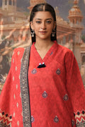 Zellbury | Unstitched 2 Piece Khaddar | Embroidered Shirt Dupatta - 0436 - House Of Zarish