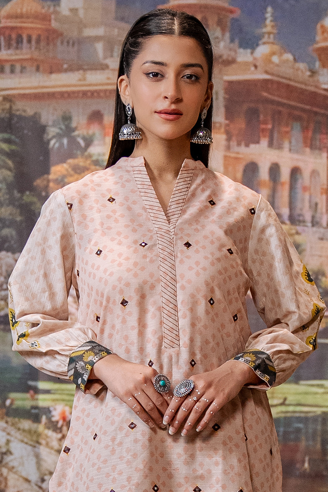 Zellbury | Unstitched 2 Piece Khaddar | Embroidered Shirt Shalwar - 0439 - House Of Zarish