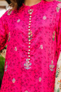Zellbury | Unstitched 3 Piece Viscose | Embroidered Shirt Shalwar Dupatta - 0227 - House Of Zarish
