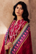 Zellbury | Unstitched 3 Piece Viscose | Embroidered Shirt Shalwar Dupatta - 0228 - House Of Zarish