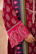 Zellbury | Unstitched 3 Piece Viscose | Embroidered Shirt Shalwar Dupatta - 0228 - House Of Zarish