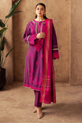 Zellbury | Unstitched 3 Piece Chambray | Embroidered Shirt Shalwar Dupatta - 0230 - Libasekhas