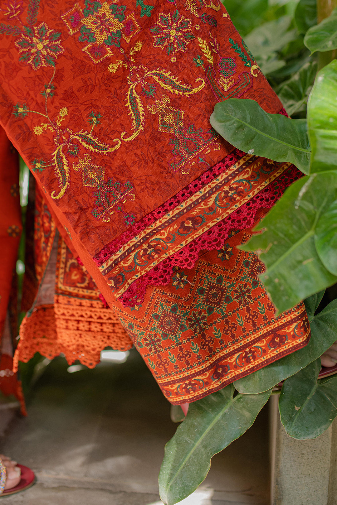 Zellbury | Unstitched 3 Piece Khaddar | Embroidered Shirt Shalwar Dupatta - 0233 - House Of Zarish