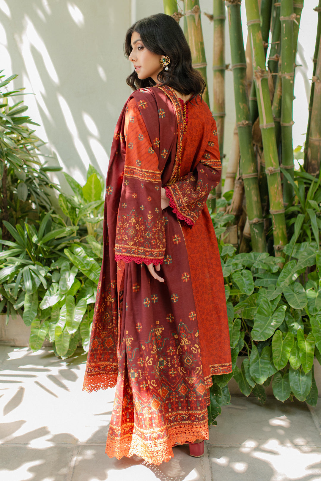 Zellbury | Unstitched 3 Piece Khaddar | Embroidered Shirt Shalwar Dupatta - 0233 - House Of Zarish