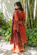 Zellbury | Unstitched 3 Piece Khaddar | Embroidered Shirt Shalwar Dupatta - 0233 - Libasekhas