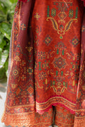 Zellbury | Unstitched 3 Piece Khaddar | Embroidered Shirt Shalwar Dupatta - 0233 - House Of Zarish