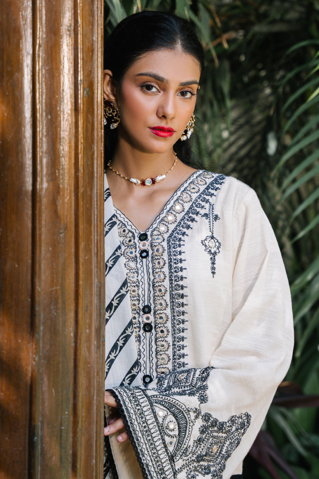 Zellbury | Unstitched 3 Piece Khaddar | Embroidered Shirt Shalwar Dupatta - 0239 - House Of Zarish