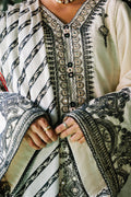Zellbury | Unstitched 3 Piece Khaddar | Embroidered Shirt Shalwar Dupatta - 0239 - Libasekhas