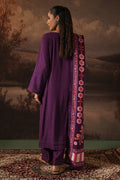 Zellbury | Unstitched 3 Piece Viscose | Embroidered Shirt Shalwar Shawl - 0248 - House Of Zarish