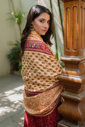 Zellbury | Unstitched 3 Piece Khaddar | Embroidered Shirt Shalwar Dupatta - 0309 - Libasekhas