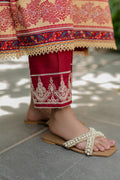 Zellbury | Unstitched 3 Piece Khaddar | Embroidered Shirt Shalwar Dupatta - 0309 - Libasekhas