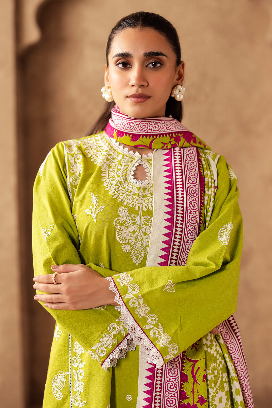 Zellbury | Unstitched 3 Piece Khaddar | Embroidered Shirt Shalwar Shawl - 0316 - House Of Zarish