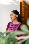 Zellbury | Unstitched 3 Piece Khaddar | Embroidered Shirt Shalwar Dupatta - 0319 - Libasekhas