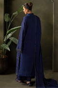 Zellbury | Unstitched 3 Piece Khaddar | Embroidered Shirt Shalwar Dupatta - 0322 - House Of Zarish