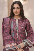 Zellbury | Unstitched 3 Piece Khaddar | Embroidered Shirt Shalwar Dupatta - 0402 - Libasekhas