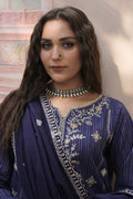 Zellbury | Unstitched 3 Piece Khaddar | Embroidered Shirt Shalwar Shawl - 0409 - House Of Zarish